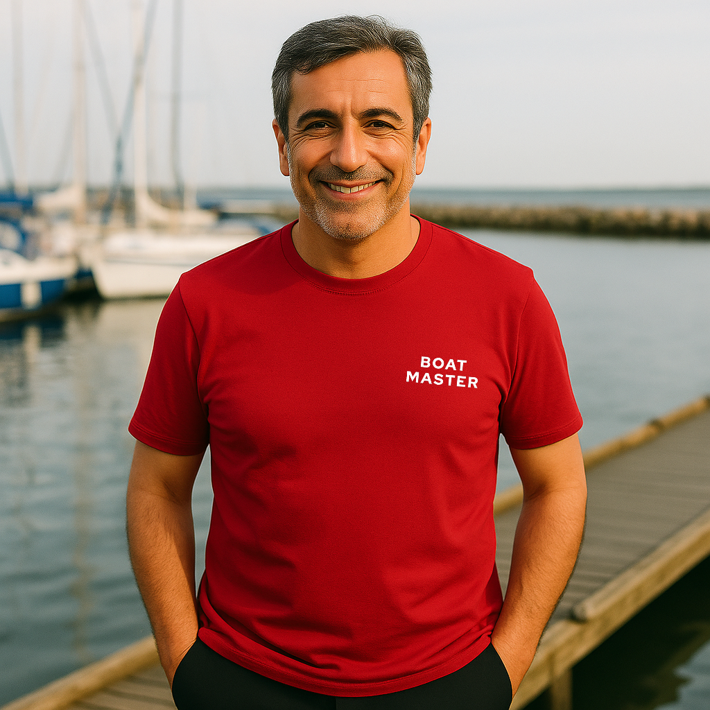 Boat Master T-shirt (men) Red