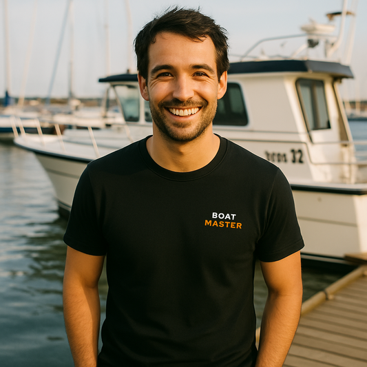 Boat Master T-shirt (men) Black