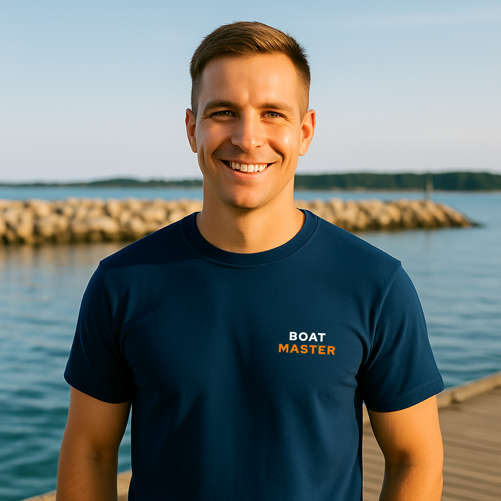 Boat Master T-shirt (men) Navy