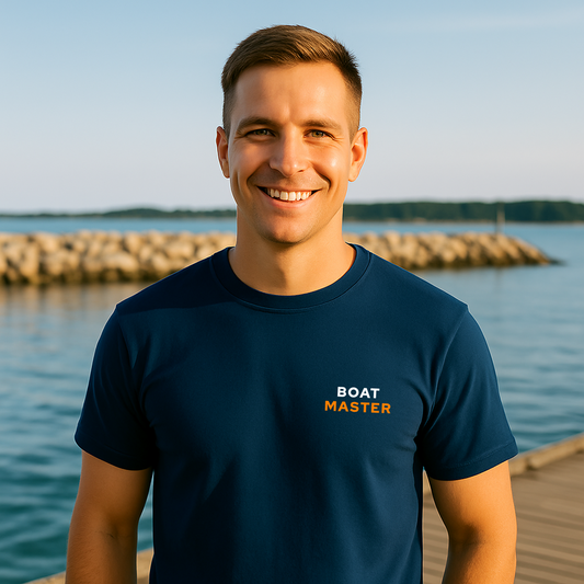 Boat Master T-shirt (men) Navy